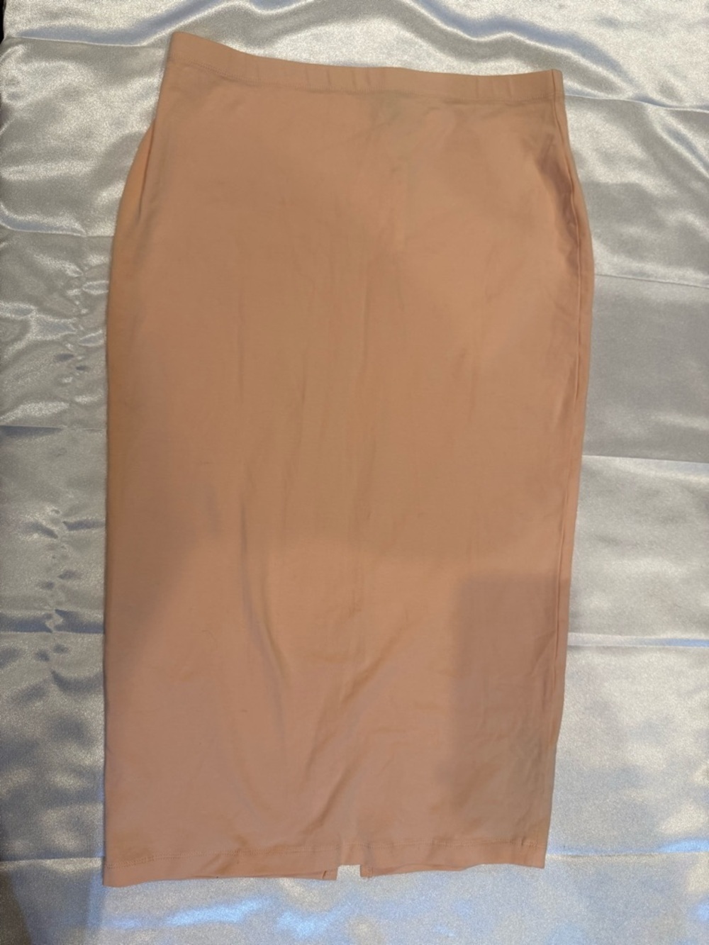 ASOS Peach High-Rise Pencil Skirt